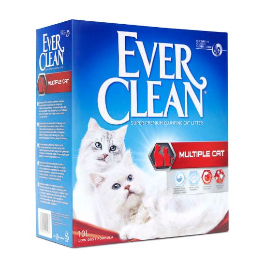 EVER CLEAN MULTİPLE CAT ÇOKLU KEDİ KUMU 10 LT resmi